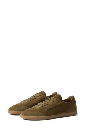 Ermenegildo Zegna 232 Suede Sneaker in Olive Green at Nordstrom, Size 10.5Us