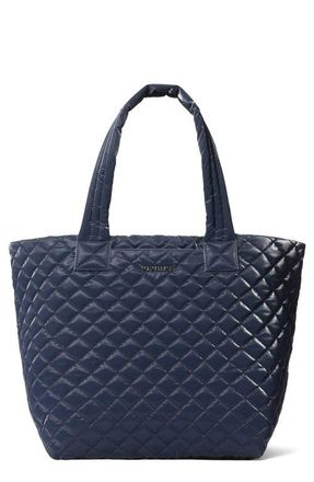 MZ Wallace Medium Metro Deluxe Tote in Ink Liquid at Nordstrom