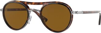 Persol PO2485S 114433 Mens Sunglasses Tortoiseshell Size 46