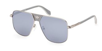 adidas OR0091 16C Mens Sunglasses Silver Size 60