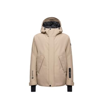 Moncler Moncler Lambir Hooded Gore-tex Ski Jacket, Men, Beige, Size: 3