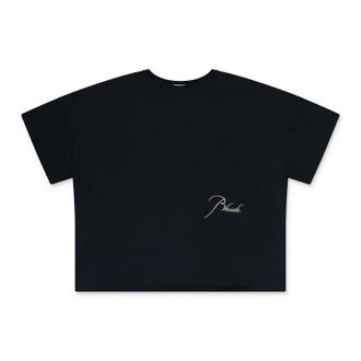 Rhude Black Reverse T-Shirt