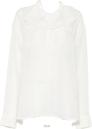 Toteme Overlapping Collar Blouse