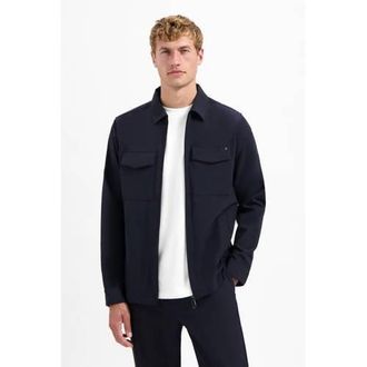 No Excess overshirt donkerblauw