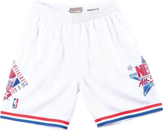 Mitchell & Ness NBA Swingman Shorts All-Star East 1991 White SMSHEL18011-ASEWHIT91