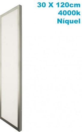 Fabrilamp Fabrilamp - Plafon 72w 4000k 3,5x30x120 Cm Plano Niquel 6120lm