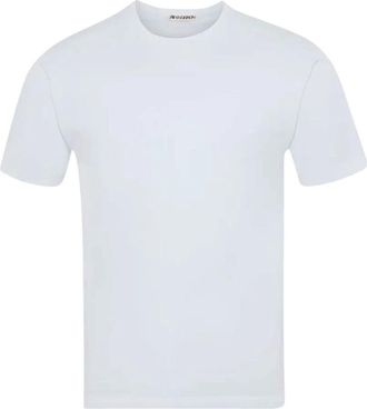 J.W.Anderson Geborduurd Anker T-shirt - Heren - T-shirts - Wit - L - Katoen - Tops