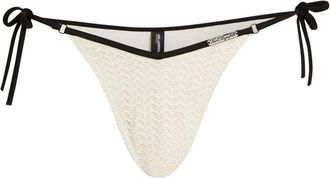 Karl Lagerfeld Hotel Karl bikini bottoms - women - Polyamide/Elastane - L - White