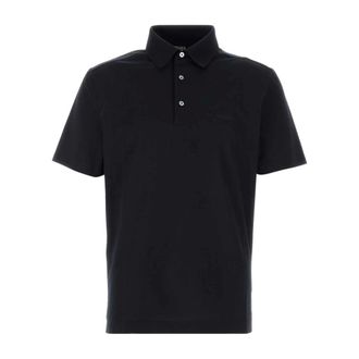 Ermenegildo Zegna Pure Cotton Polo - male - Zegna - Polo Shirts - Blue - S - Tops