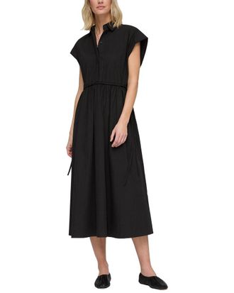 Lafayette 148 New York Gathered Waist Shirtdress