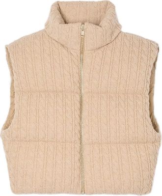 Sandro Gilet trapuntato - Toni neutri