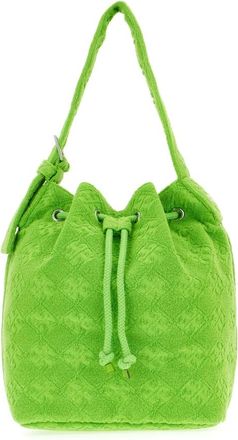 Tory Burch Emmertassen - Dames - Schoudertassen - Groen - ONE Size - Katoen - Tassen