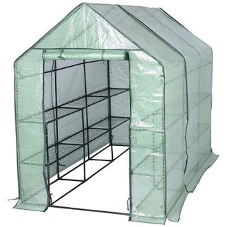 Woltu Serra da Giardino con Telo in pe Vivaio per Piante Fiori per la stabilizzazione verde - Woltu