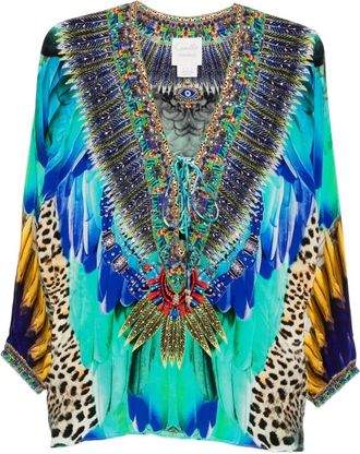 Camilla Blusa con stampa grafica