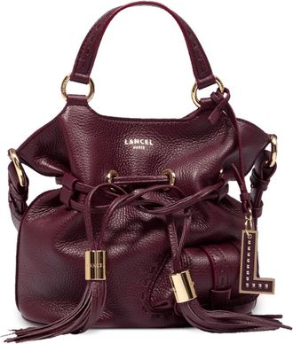 Lancel Borsa tote Premier Flirt piccola con coulisse - Rosso