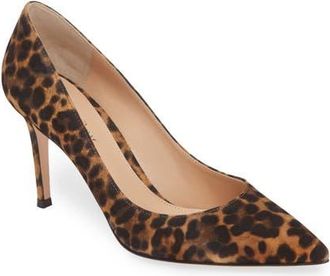 Gianvito Rossi Gianvito 85 Pump in Leopard at Nordstrom, Size 35.5