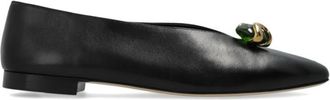 Jimmy Choo London Black Margot Ballet Flat