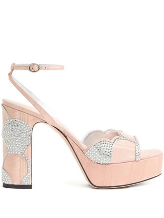 Valentino Garavani 115mm Bowow sandals - Pink
