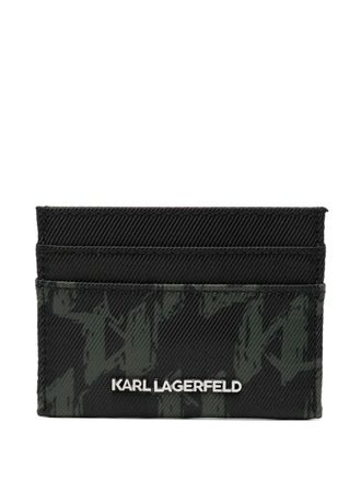 Karl Lagerfeld K/Monogram pasjeshouder - Zwart