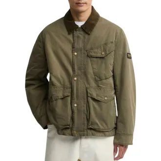 Barbour Giacca Invernale Drifter Waxata Lavata - - Jackets - Uomo - Verde - S