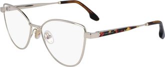Victoria Beckham Gold Metal Glasses Womens (Frames)