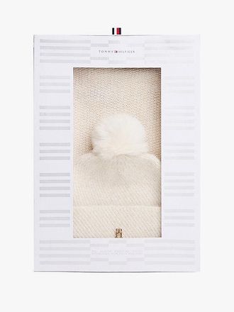 Tommy Hilfiger Metallic Beanie And Scarf Gift Box