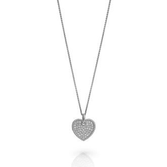 Orphelia Elite Womens 925 Sterling Silver Chain with Pendant - ZH-7566 - One Size