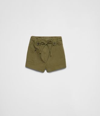 Prada Washed chevron shorts