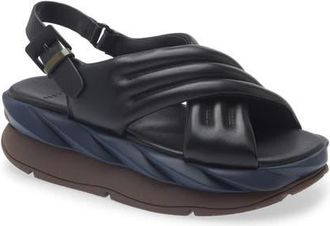 4CCCCees Mellow Mana Platform Slingback Sandal in Black at Nordstrom, Size 7.5Us