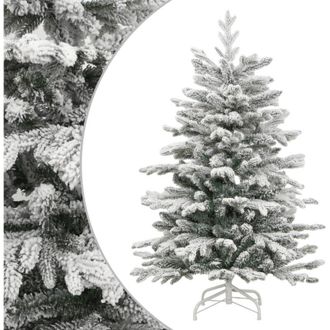 vidaXL Rbol De Navidad Artificial Con Bisagras Y Nieve Flocada 240 Cm Vidaxl