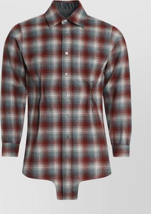 Maison Margiela pendleton x margiela - wool checked shirt