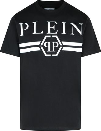 Philipp Plein Black Cotton T-shirt