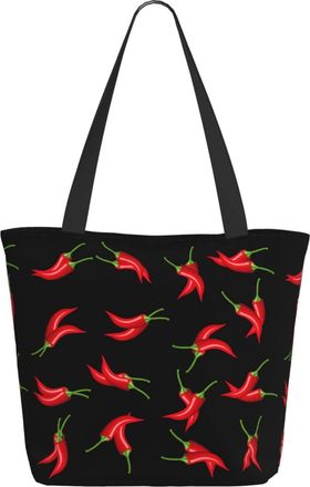 AOOEDM Chilli-Peppers Ladies Shopping Bag 13x11x7in.The Perfect ValentineS Day Gift.It Is The Best ValentineS Day Gift For Mom, Daughter, Wife,Etc