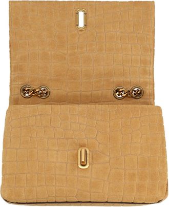 Marc Jacobs Womens Shoulder Bag Slim Dual Beige Cow Leather