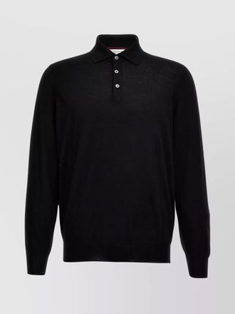 Brunello Cucinelli collared knit polo shirt