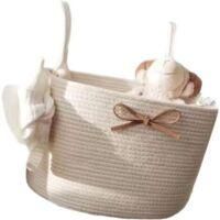 OEM Cesta De Almacenamiento Colgante Para Cuna, Bolsa Grande, Port&aacute;til, Ahorra Espacio, Accesorios Para El Cuidado Del Beb&eacute;, Ropa De Beb&eacute;, Bolsa Organizad
