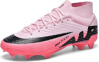 Generic Youth Grass Court Sneakers with Removable Spikes for Men and Women Football Training, Spike -- Pink, 4.5 UK