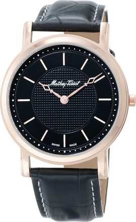 Mathey-Tissot Mens City Black Round 42mm