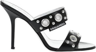 Dsquared2 Black Leather Heels