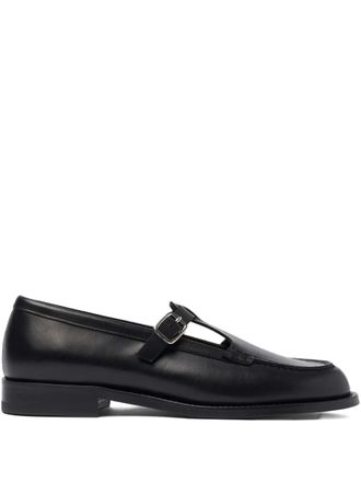 Scarosso leather loafers - Black