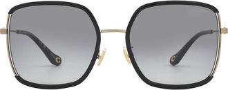Coach Grey Gradient Butterfly Ladies Sunglasses HC7139BD 934611 58