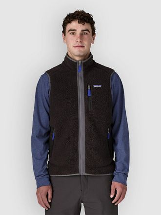 Patagonia Retro Pile Weste schwarz