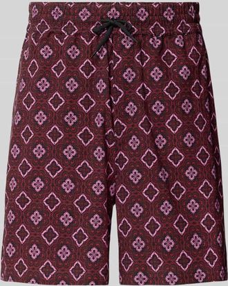 Les Deux Shorts mit elastischem Bund Modell Harry in Kirsche, Gr&ouml;&szlig;e XXL