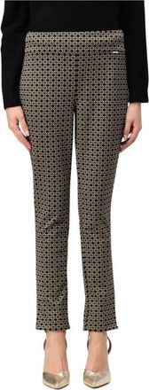 Liu Jo Milano Stitch Broek - Dames - Slim Fit Broeken - Bruin - XS - Polyester - Broeken