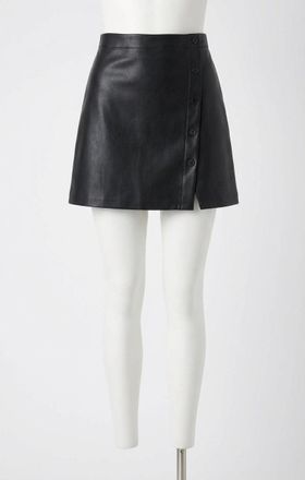 Z Supply Allegra Mini Skirt In Black