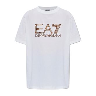 Emporio Armani Emporio Armani Ea7, Mujer, Camisetas, Blanco, Talla: M