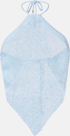 Bananhot Liz sequined halterneck top