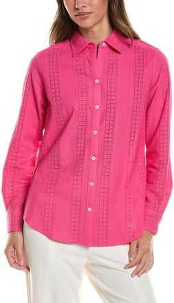 Foxcroft Zoey Eyelet Shirt