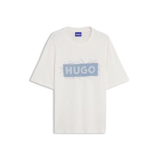 HUGO BOSS Cotton-jersey T-shirt with graphic print
