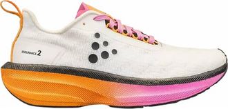 Craft Womens Endurance 2 Running Shoes In Ash White/fuchsia
